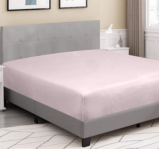 ROYALE LINENS 300 Thread Count 100% Long Staple Combed Cotton Fitted Sheet King - Image 3