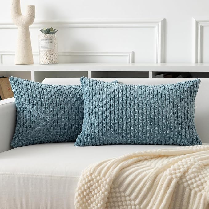 Kevin Textile 14x24 Inch Pillow Cover 1 Pack Boho Decorative Soft Striped - Image 4