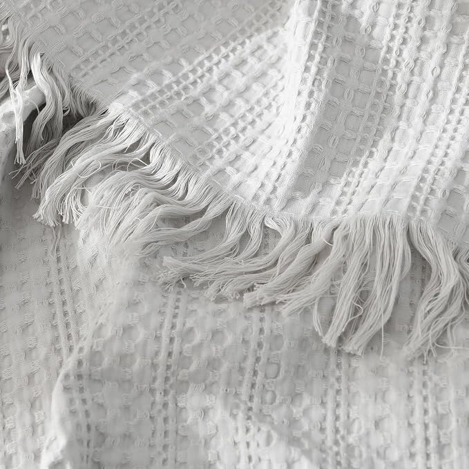 100% Cotton Waffle Queen Blanket - Image 7