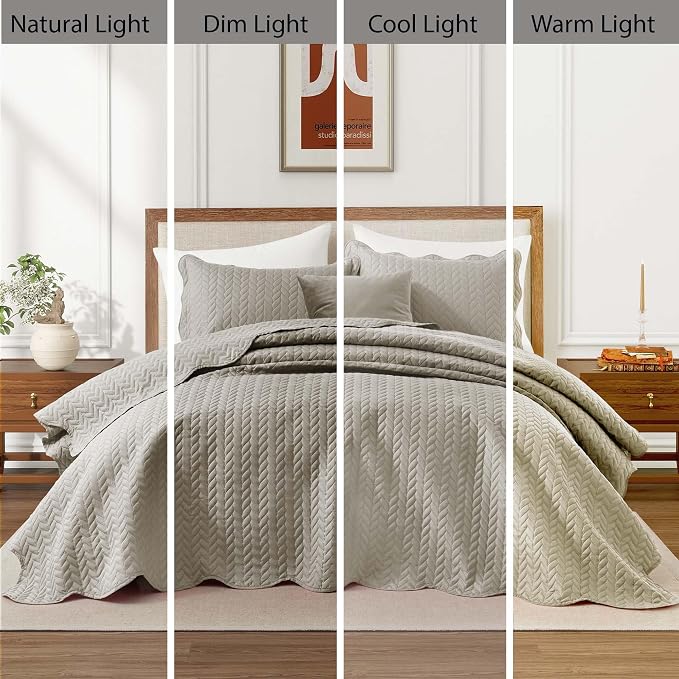 IR Imperial Rooms King Quilt Bedding Set Size + 2 Pillow Shams - Image 9