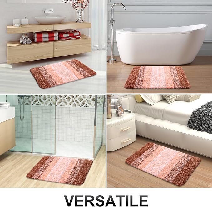 OLANLY Luxury Toilet Rugs U-Shaped 24x20, Extra Soft and Absorbent Microfiber - Image 7