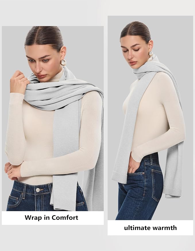 PULI Women's Pashmina Shawl Wraps - Image 5