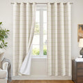 Sage Green Linen Blackout Curtains by Lajode