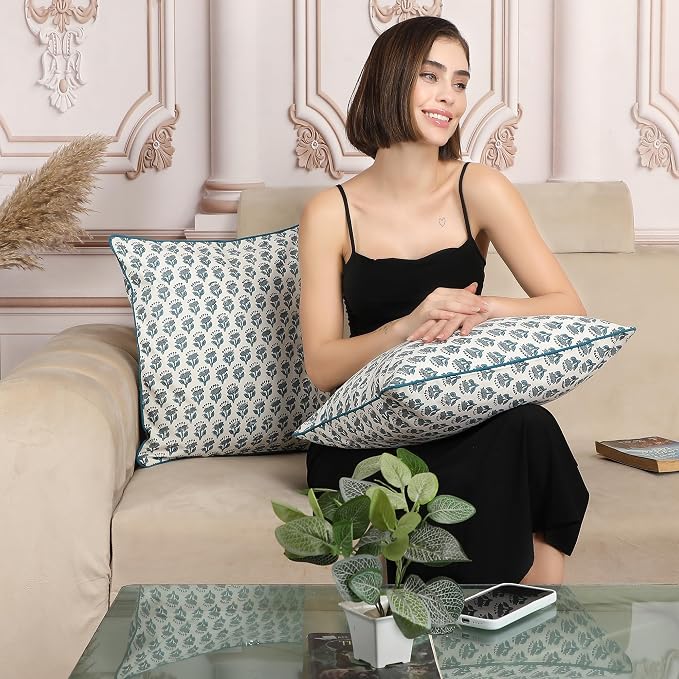 SheetKart Pure Cotton Throw Pillow Covers - Image 4