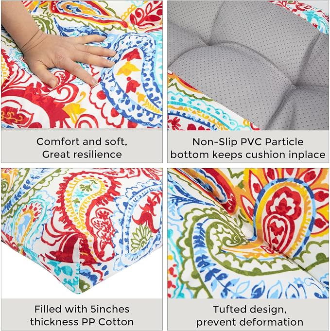 FUNHOME Outdoor Bench Cushion 42 x18 inch - Image 5