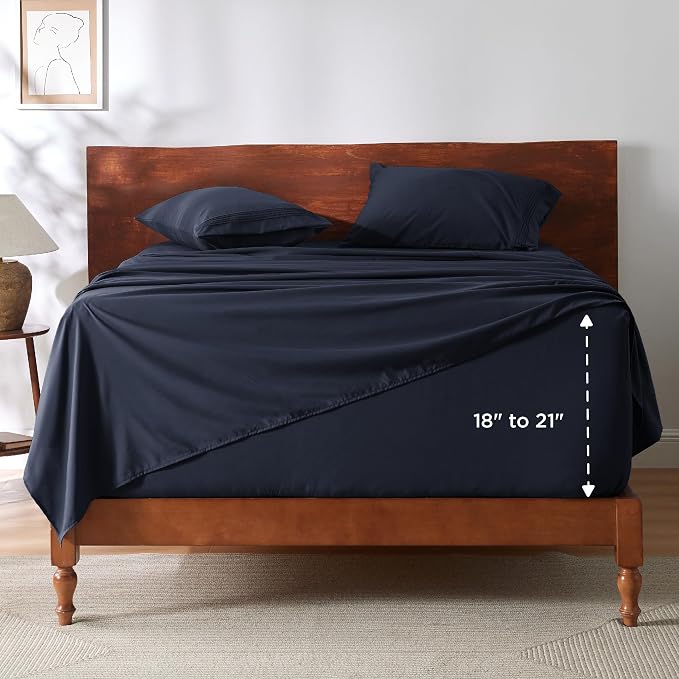 Bedsure Deep Pocket Queen Sheets Set - Image 8