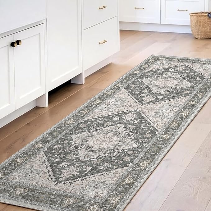 OPPODREAM Thin Entryway Rug 2x6, 2x6 Rug Runner, Washable Hallways Carpet 2 x 6 by OPPODREAM