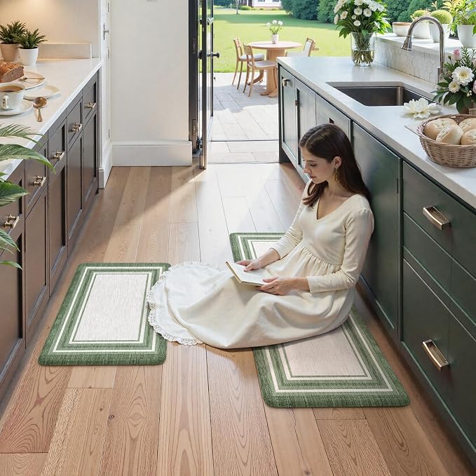KIMODE Kitchen Mats Cushioned Anti Fatigue, Farmhouse Christmas Kitchen Rugs - Image 8