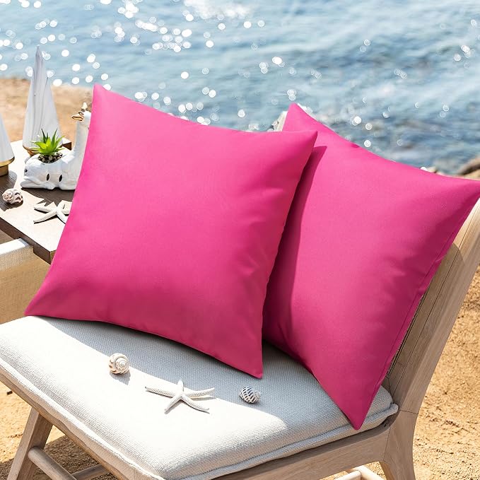 Phantoscope Pack of 4 Premium Dual Usage Outdoor Pillow Inserts, Waterproof - Image 2