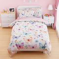 SANDJEST Butterfly Duvet Cover Sets Twin Size by SANDJEST