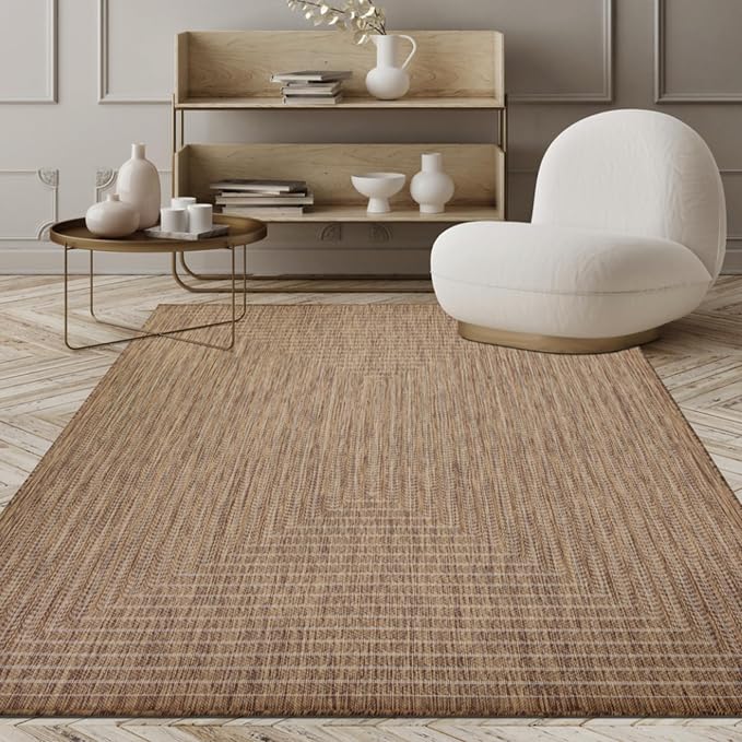 Adiva Rugs Outdoor Indoor Area Rug, Weather Resistant, Stain Resistant Floor Mat - Image 8