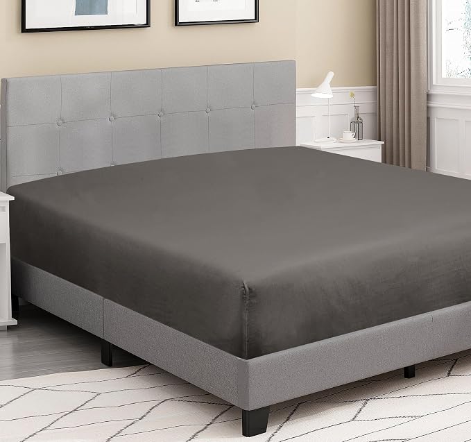 ROYALE LINENS 300 Thread Count 100% Long Staple Combed Cotton Fitted Sheet Twin - Image 3