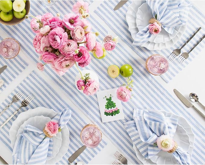 Solino Home Linen Table Runner 120 Inches Long - Image 9