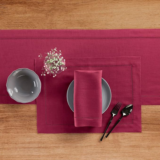 Solino Home Linen Table Runner 36 Inches - Image 3