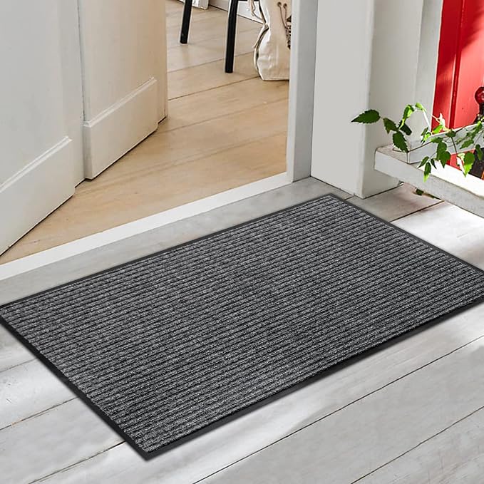 Front Door Mat Outside Entrance, Low Profile Welcome Doormat - Image 2
