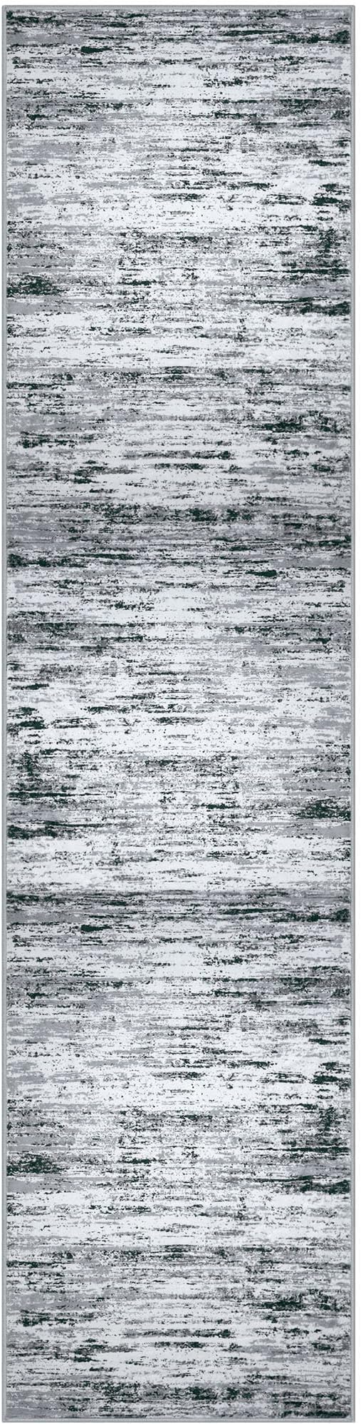 Modern Abstract Runner Rug 2.6x10 - Image 9