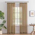 MAIHER 90 Inch Length Pinch Pleat Sheer Curtains by MAIHER
