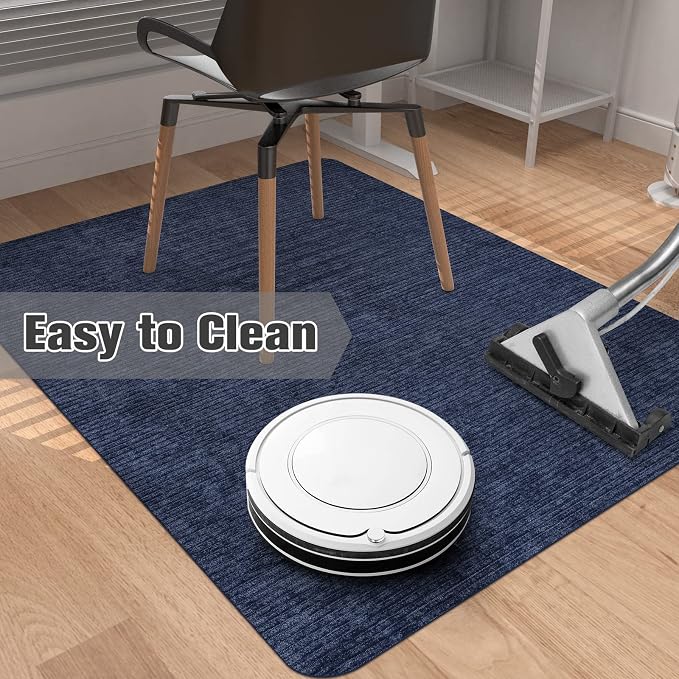 Placoot Desk Chair Mat for Hardwood Floor Corduroy Surface 1/6" Thick 55"x35" - Image 5
