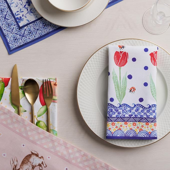 Maison d' Hermine Cloth Napkins Set of 4 100% Cotton Soft & Durable Everyday - Image 9