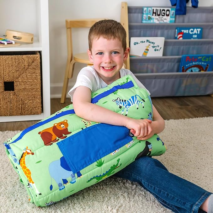 Wildkin Kids Original Nap Mat – Cozy Kids Sleep Mat - Image 6