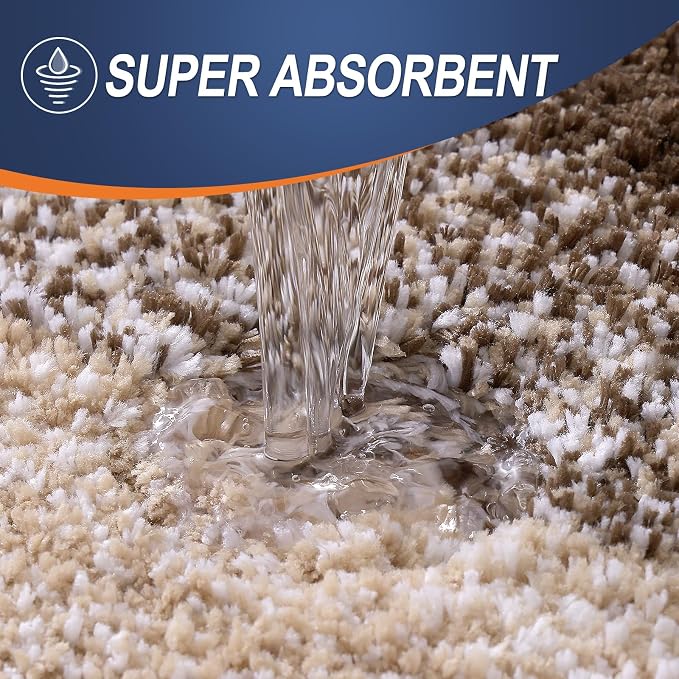 OLANLY Bathroom Rugs Mat 24x16, Extra Soft Absorbent Microfiber Bath Rugs - Image 4