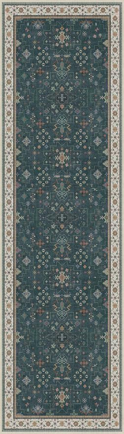 Dark Green 2x7 Kitchen Rug - Image 8
