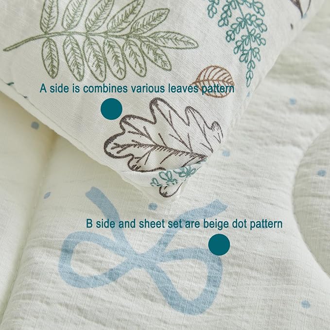 JHXHMX 4 Pieces Toddler Bedding Set - Image 5
