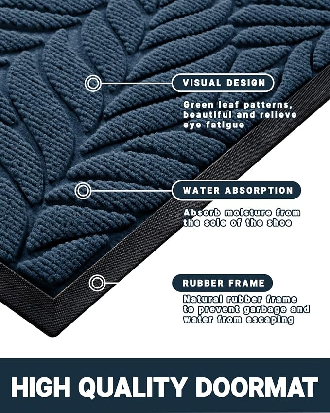 Yimobra 36x24 Large Door Mat Outdoor Indoor, All-Season Waterproof Door Mat - Image 4