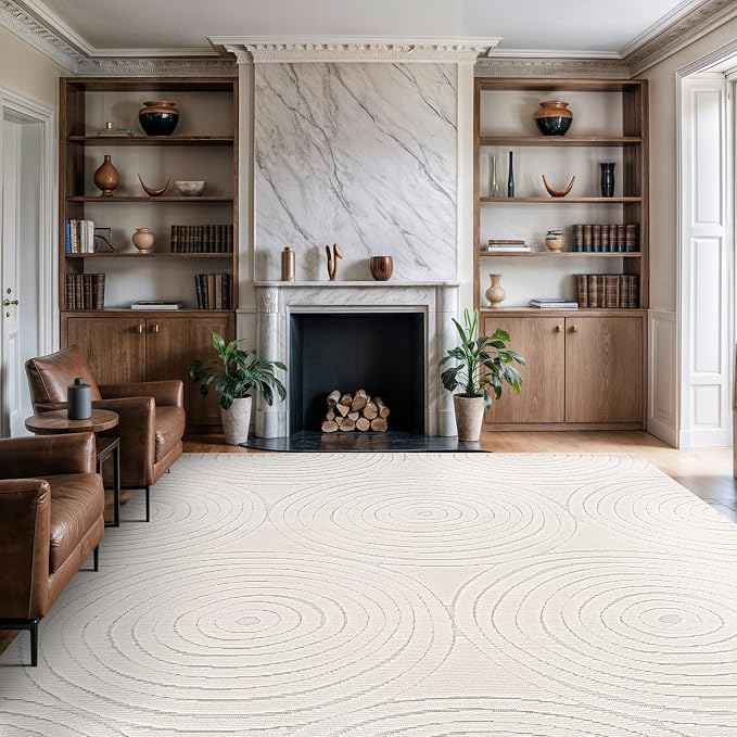 Beverly Rug Micro Loop Area Rug Light Gray 8x10 Geometric Modern Luxury - Image 5