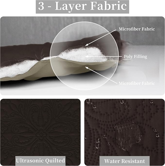 Easy-Going Full/Queen Size Reversible Quilt Set - Image 5