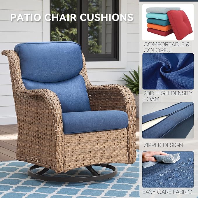 8-Piece Outdoor Patio Cushion Set - Image 3