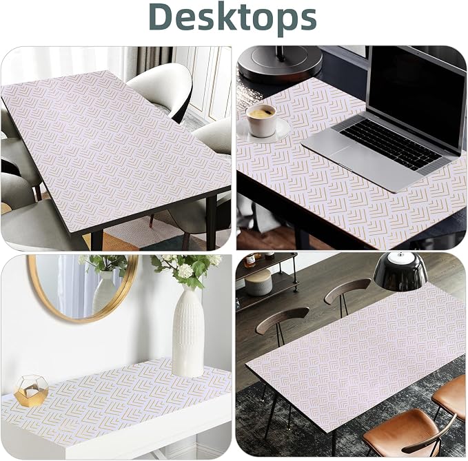 Shelf Liner for Kitchen Cabinets Non Adhesive Drawer Liner Gold Arrow Non-Slip - Image 8