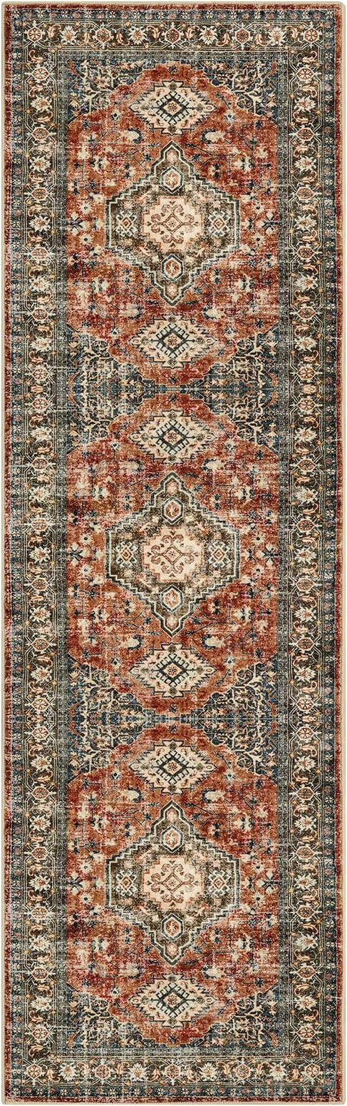 Lahome Oriental Hallway Runner Rug Non Slip, 2.5x8 Kitchen Washable Runner Soft - Image 8