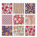 INDIANHANDICRAFTS 10 Pc Mix Lot Hand Block Print Napkin, 100% Cotton, 16x16 Inch by Unknown