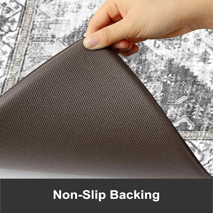 KIMODE Kitchen Rugs and Mats 2PCS Cushioned Anti Fatigue Kitchen Mat Non-Skid - Image 4