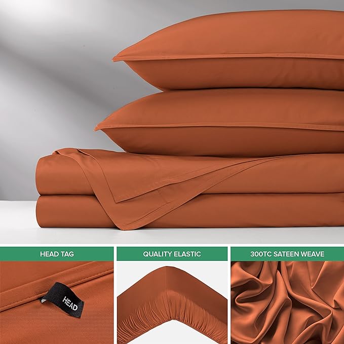 Pure Bamboo King Sheets, Genuine 100% Organic Viscose Derived from Bamboo Bed - Image 6