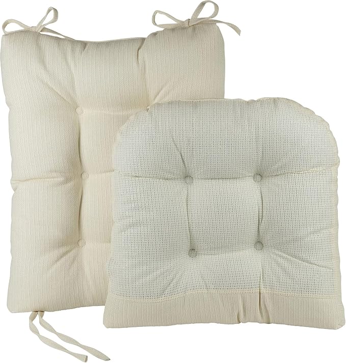 Klear Vu Omega Non-Slip Rocking Chair Cushion, Assembled in USA, Thick Tufted - Image 10