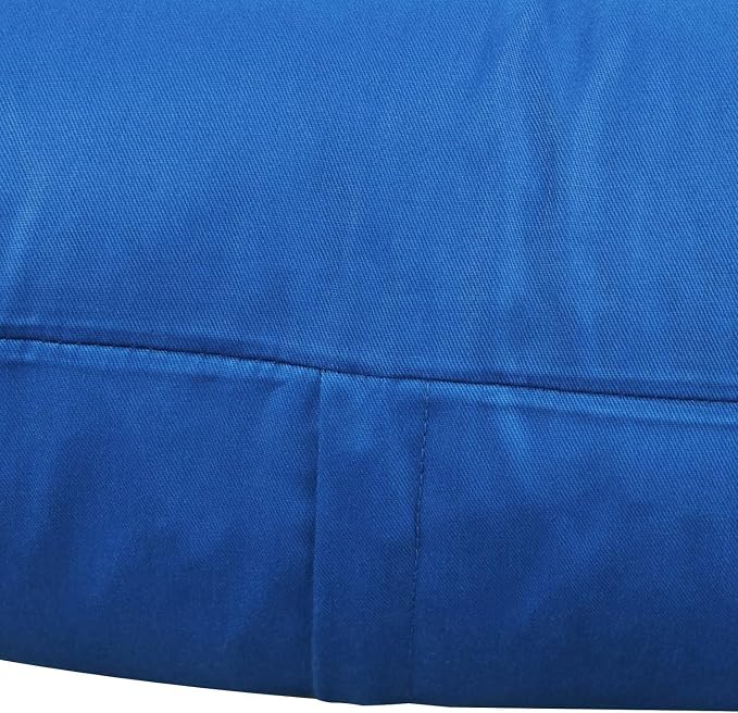 4-Pack 100% Cotton Comfortable Solid Decorative Throw Pillow Case, Thmyo Square - Image 8