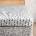 Bamboo Mattress Topper Twin Size 2 Inch, Cooling Gel & Bamboo Charcoal Memory by HOMRELEXA