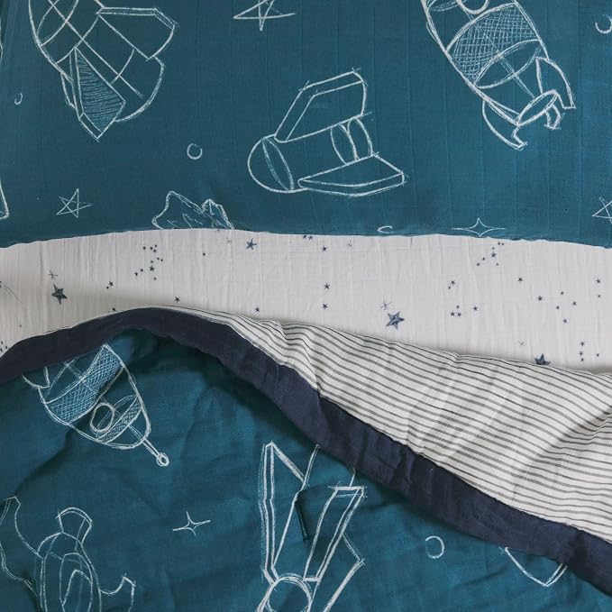 Little Unicorn Toddler Bedding 3-Piece Set | Super Soft & Breathable Muslin - Image 4