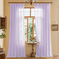 Lavender 108 Inches Long Pinch Pleat Curtains by MAIHER