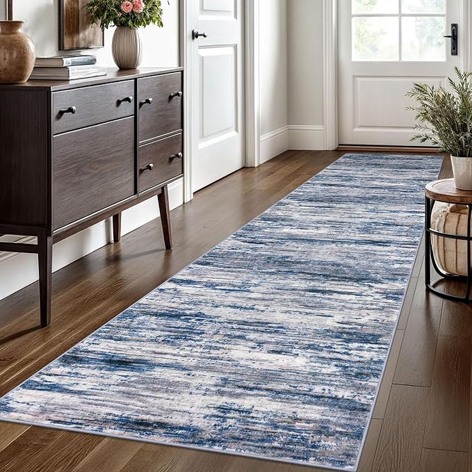 2.6x10 Modern Abstract Runner Rug by SiiloomRug