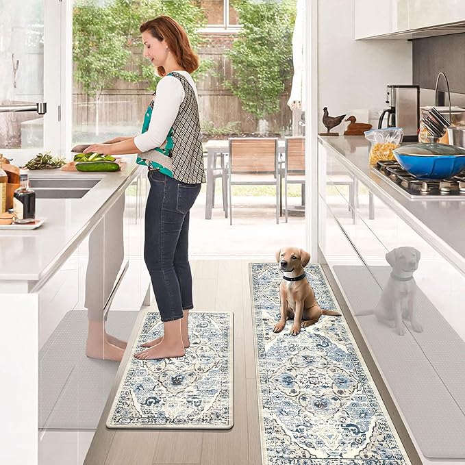 Ileading Anti Fatigue Kitchen Rugs Sets of 2 Cushioned Kitchen Mats - Image 8