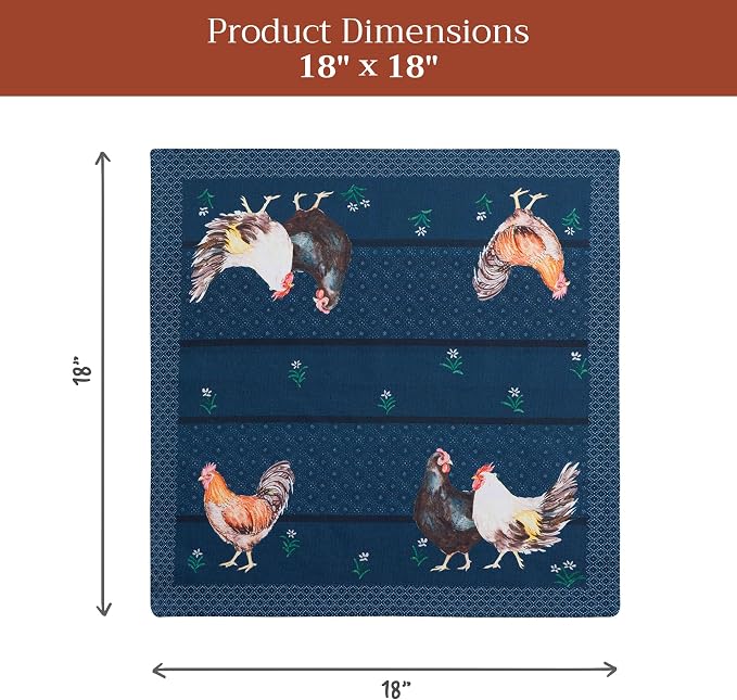 Maison d' Hermine Cloth Napkins Set of 4 100% Cotton Soft & Durable Everyday - Image 7