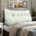Wedge Headboard Pillow Dorm Room Reading Pillow Back Support by HOMECOZY