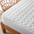 King Size Waterproof Mattress Protector Fitted Quilted Mattress Pad Cover by reaks