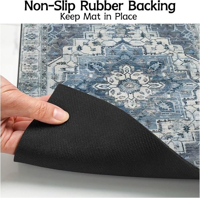 Pet Food Mats for Floor, Absorbent Dog Mat for Food and Water Dispenser Mat - Image 5