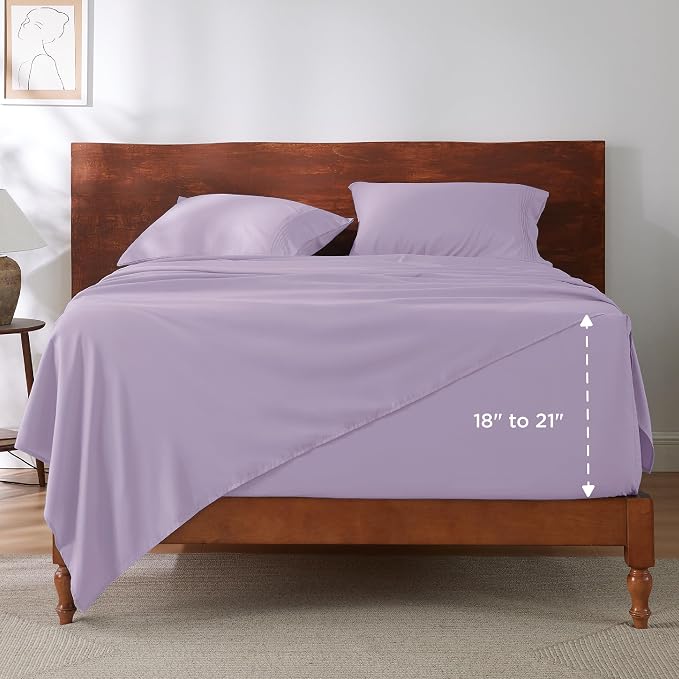 Bedsure Deep Pocket King Sheet Set - Image 8