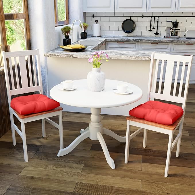 Klear Vu Gripper Overstuffed Universal Non-Slip Dining Chair Cushions - Image 8