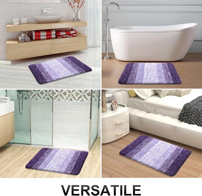 OLANLY Bathroom Runner Rugs 59x20, Extra Soft Absorbent Microfiber Bath Rugs - Image 6